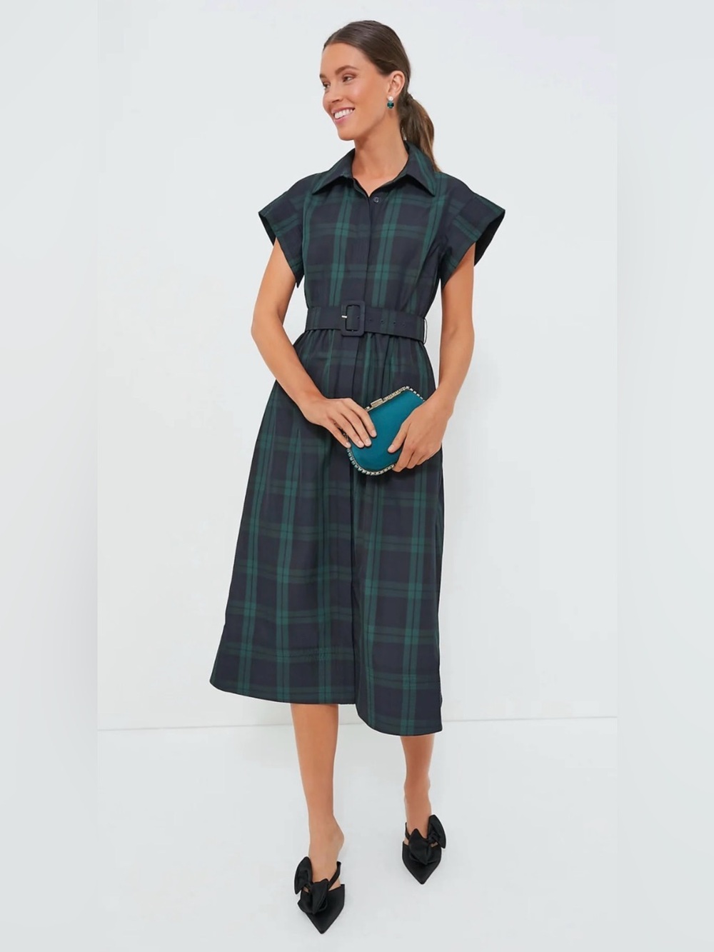 New Tuckernuck Blackwatch Chloe Midi Dress - size medium